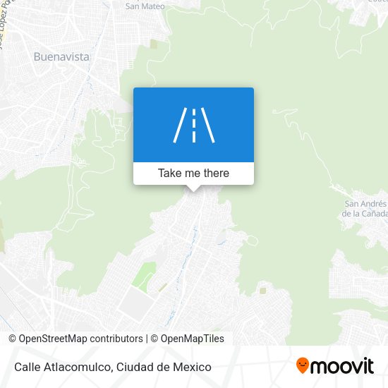 Mapa de Calle Atlacomulco