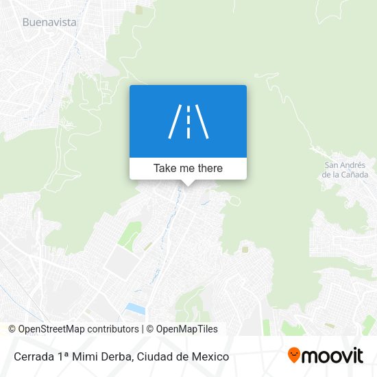 Cerrada 1ª Mimi Derba map