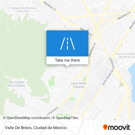 Valle De Bravo map