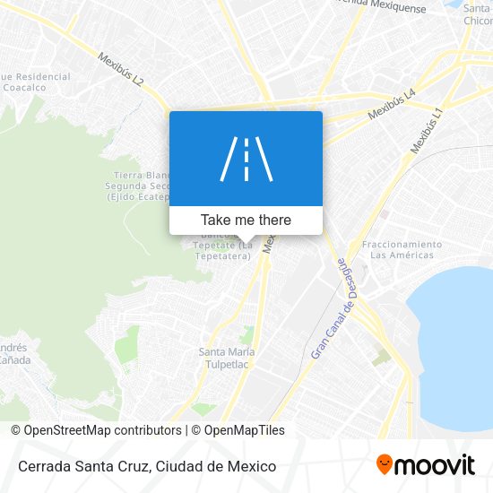 Cerrada Santa Cruz map
