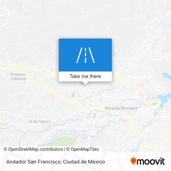 Andador San Francisco map