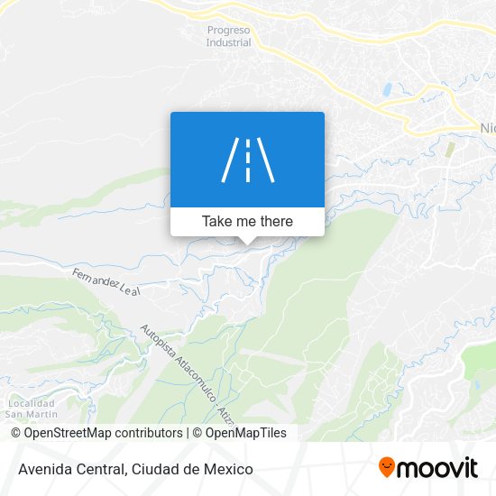 Avenida Central map