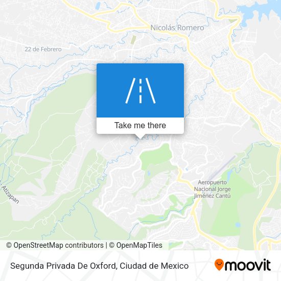Segunda Privada De Oxford map