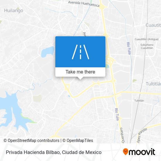 Mapa de Privada Hacienda Bilbao