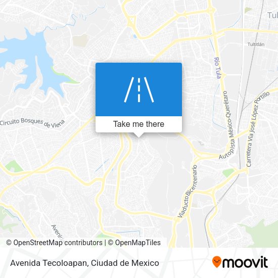 Avenida Tecoloapan map