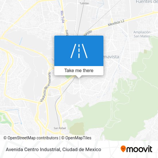 Avenida Centro Industrial map