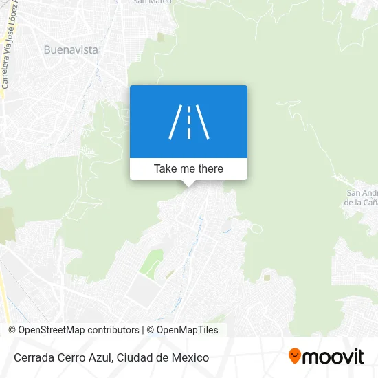 Cerrada Cerro Azul map