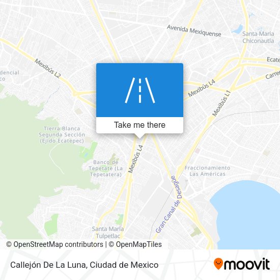 Callejón De La Luna map