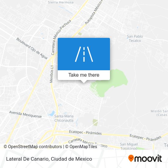 Lateral De Canario map