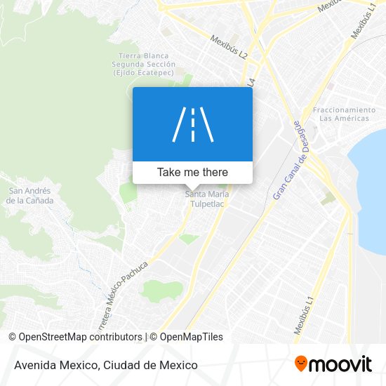Avenida Mexico map