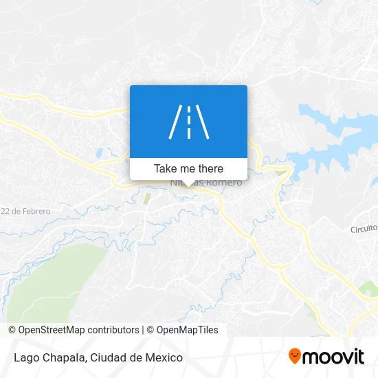 Lago Chapala map