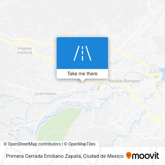 Primera Cerrada Emiliano Zapata map
