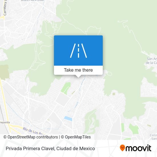 Privada Primera Clavel map