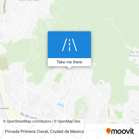 Privada Primera Clavel map