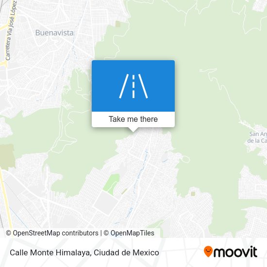 Calle Monte Himalaya map