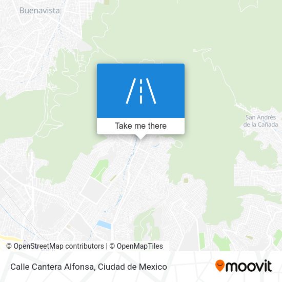 Calle Cantera Alfonsa map
