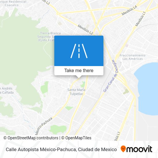 Calle Autopista México-Pachuca map