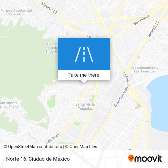 Mapa de Norte 16