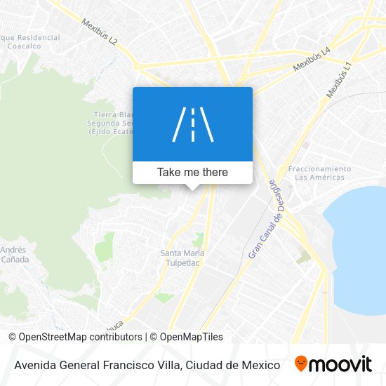 Avenida General Francisco Villa map