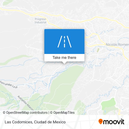 Las Codornices map