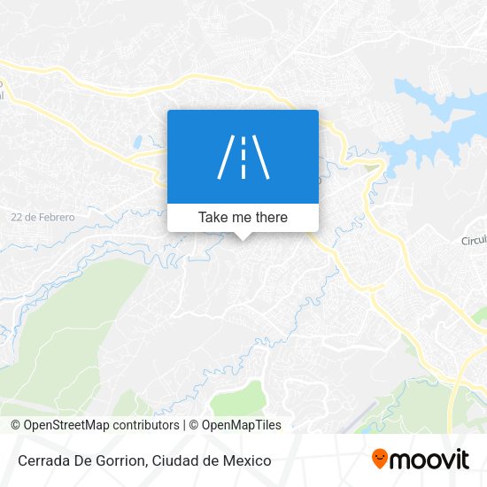 Cerrada De Gorrion map