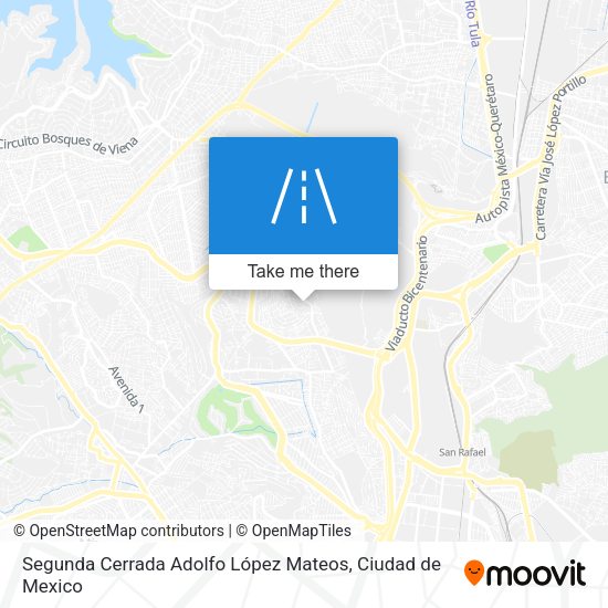 Segunda Cerrada Adolfo López Mateos map