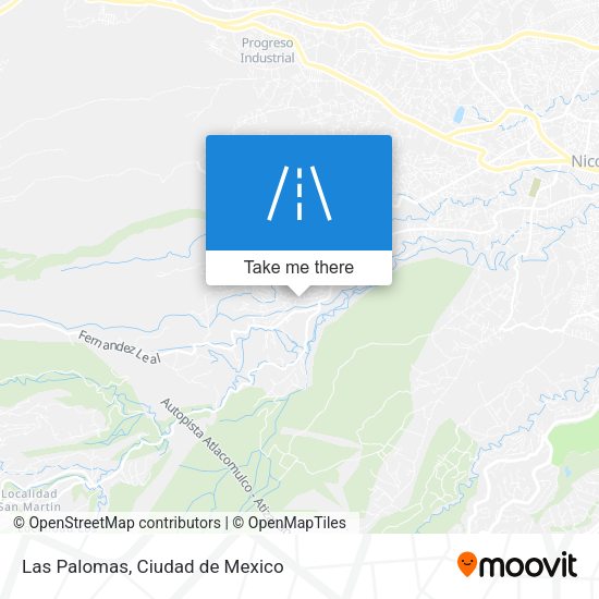 Mapa de Las Palomas