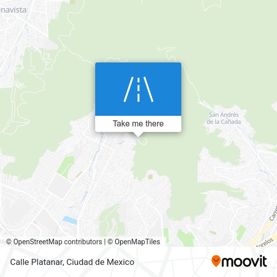 Calle Platanar map