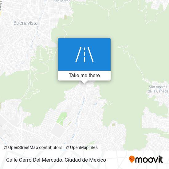 Mapa de Calle Cerro Del Mercado
