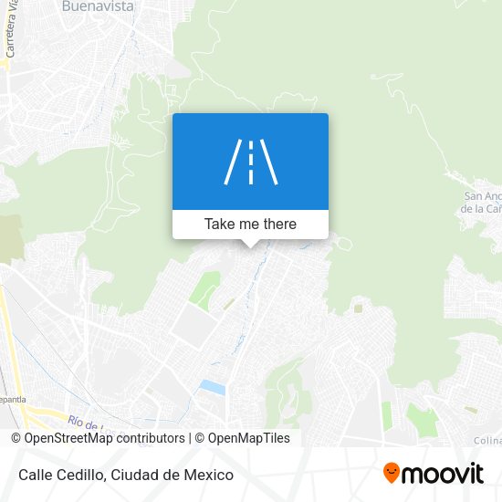 Calle Cedillo map