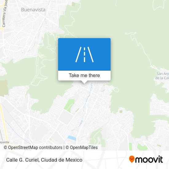 Calle G. Curiel map