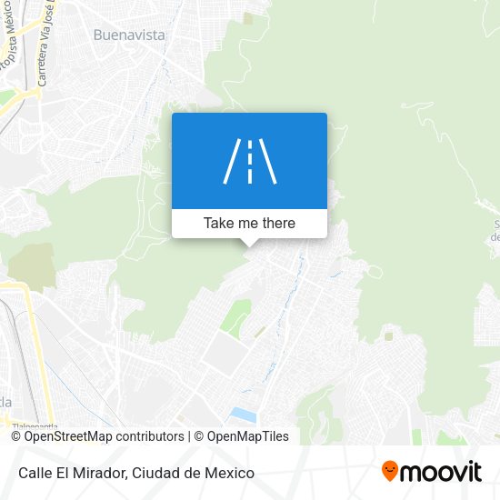 Calle El Mirador map