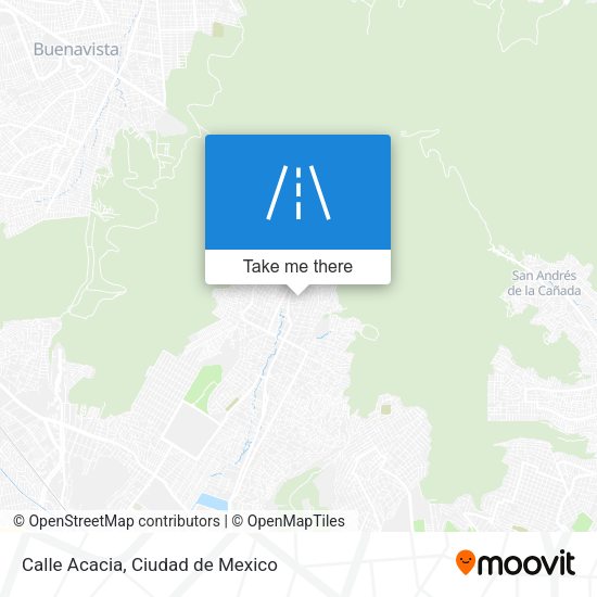 Mapa de Calle Acacia