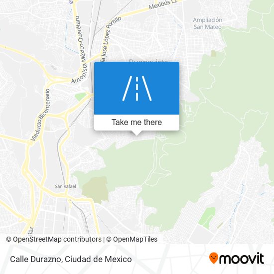 Calle Durazno map