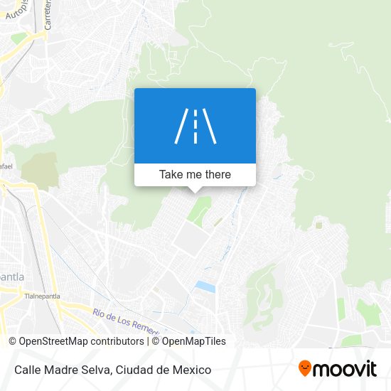 Calle Madre Selva map