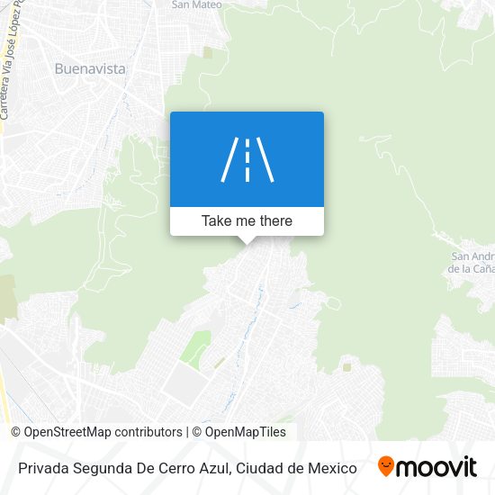 Privada Segunda De Cerro Azul map
