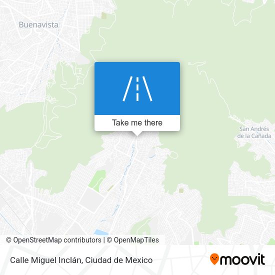 Mapa de Calle Miguel Inclán