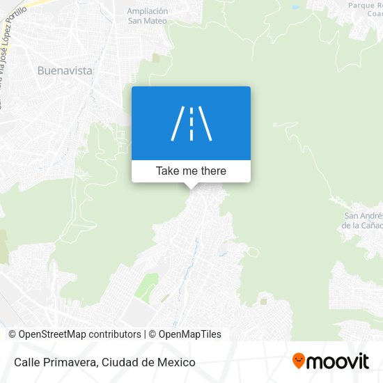 Calle Primavera map