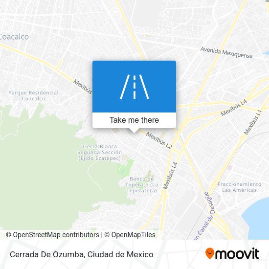 Cerrada De Ozumba map