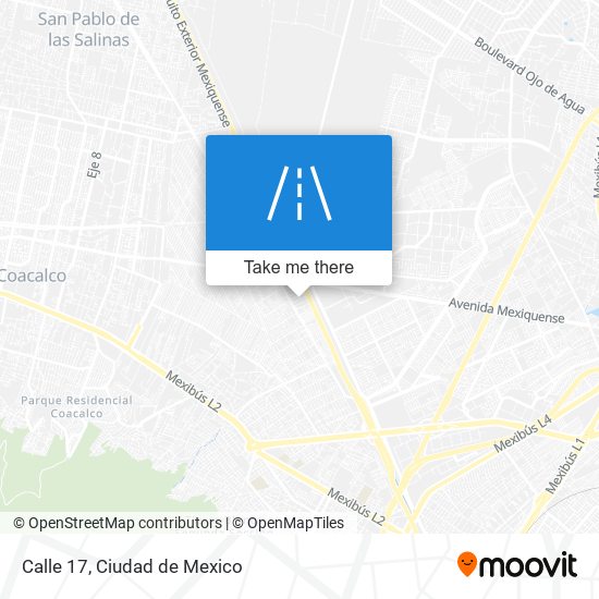 Calle 17 map