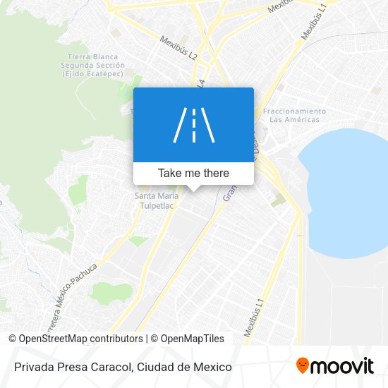 Privada Presa Caracol map