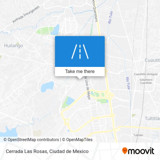 Mapa de Cerrada Las Rosas
