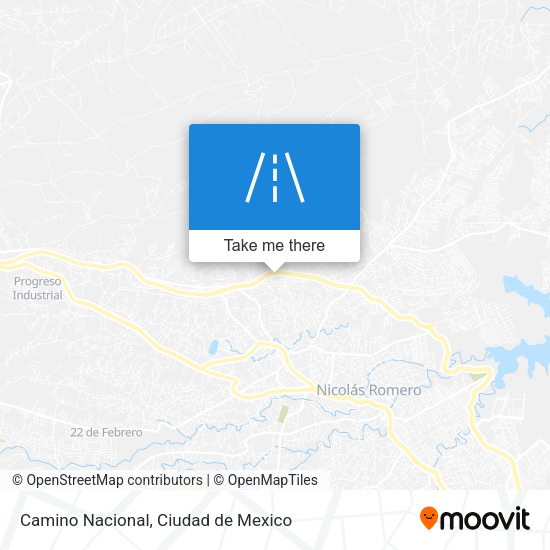 Mapa de Camino Nacional