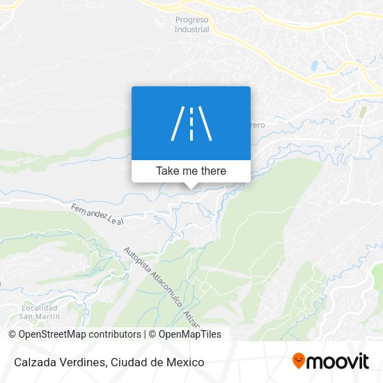 Calzada Verdines map