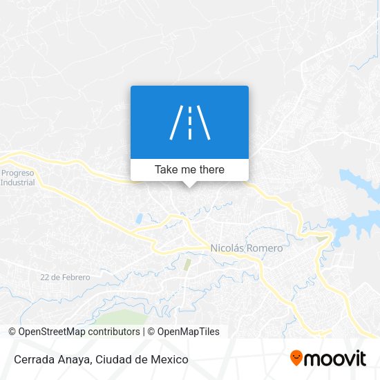 Cerrada Anaya map