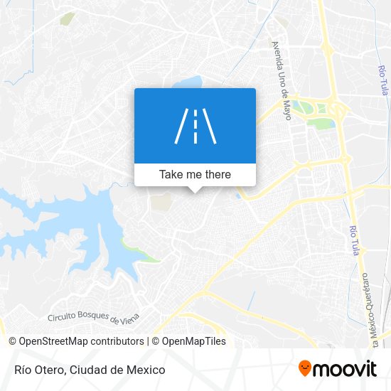 Río Otero map