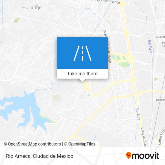 Mapa de Río Ameca