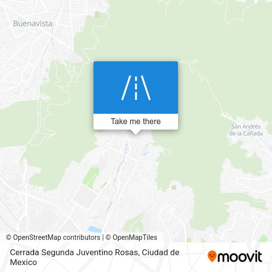 Cerrada Segunda Juventino Rosas map