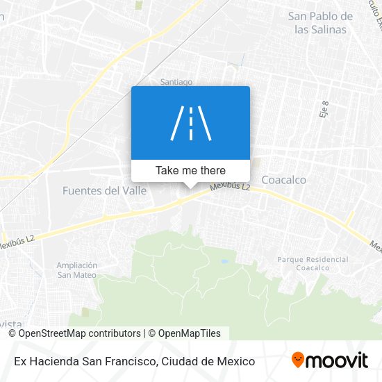 Ex Hacienda San Francisco map