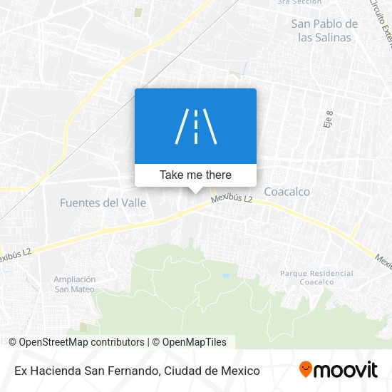 Ex Hacienda San Fernando map